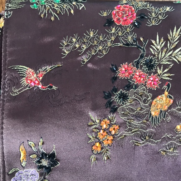 Japanese Beaded Messenger-Style Purse - Picture 7 of 7